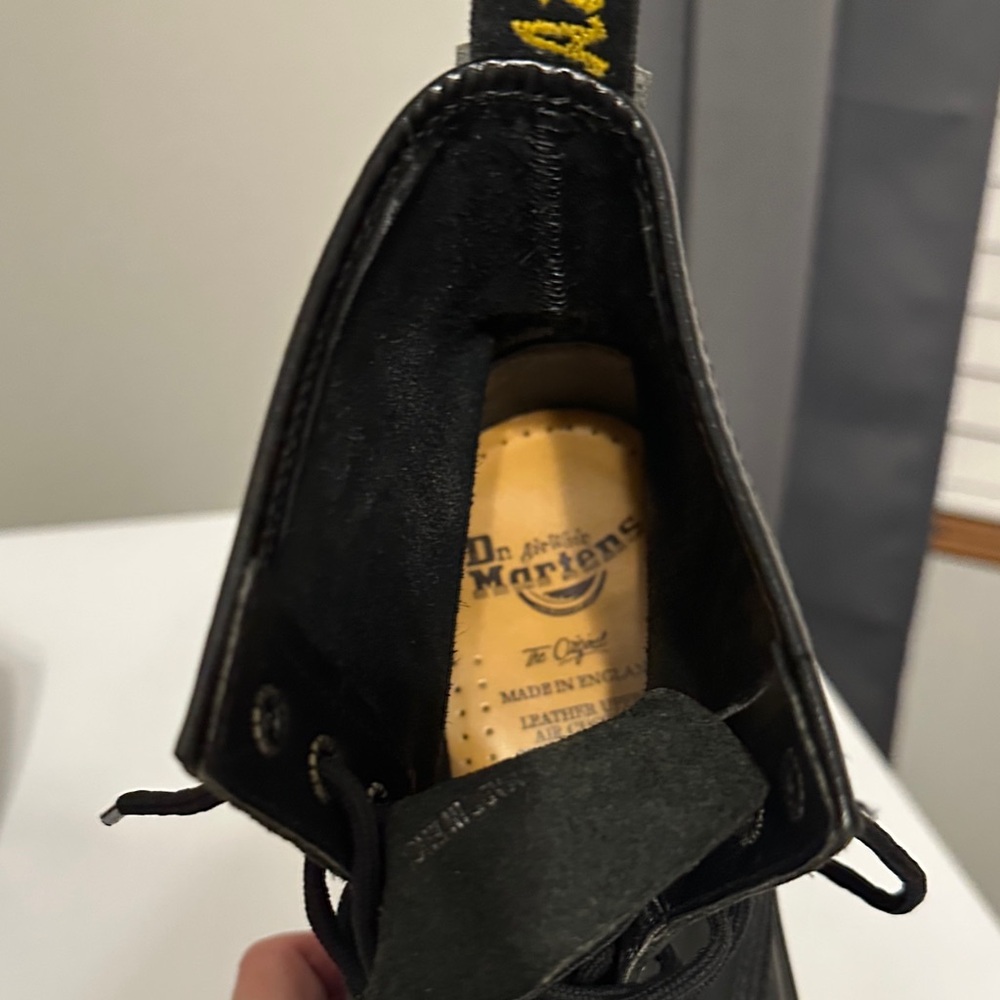 Dr. Martens Black Leather Boots 1460 - Picture 9 of 14